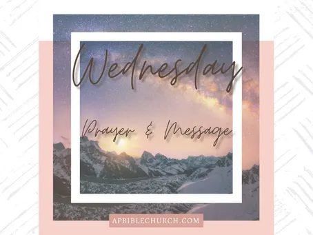 Wednesday Evening Revelation Study Announcement